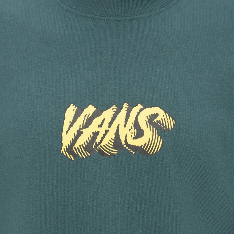 Vans Grey Men's Logo T-Shirt for Men | Best Price UAE